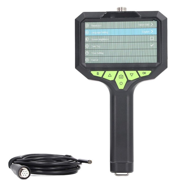 Handheld Industrial Endoscope with 1 Meter Cable, IP67 Rating, 4.3 Inch IPS Screen, 1080P HD Inspection Camera, 5.5 mm Lens, 70 Degree Angle for Automotive Repair and Plumbing (1m) - Image 4