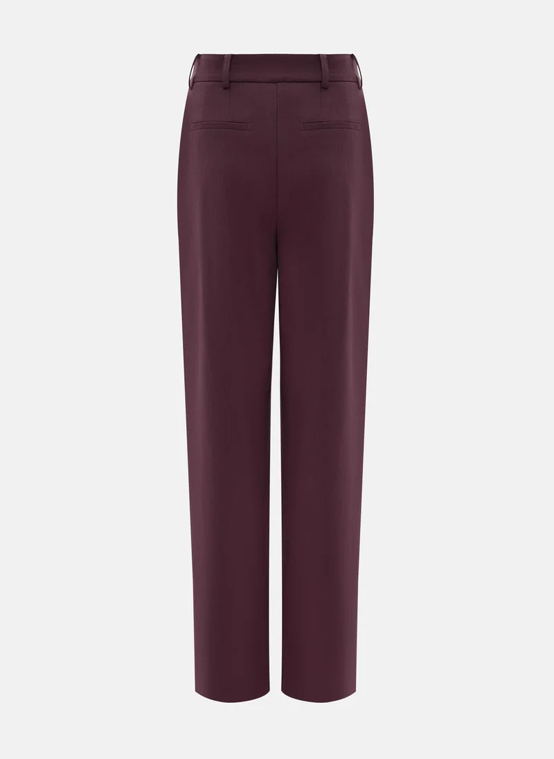 Lichi  Loose mid-rise trousers with pleats for Women | Best Price UAE