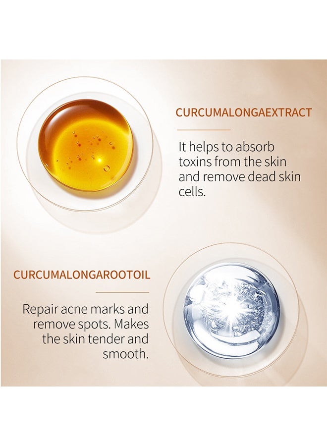 SAUVASINE Turmeric Face Cream ,for Face Skin Care Anti-Aging Cream Brightening Face Moisturizer Cream,Skin Repair Cream,Turmeric Moisturizing Cream for Dark Spots Remover,Evens Skin Tone-50g - Image 3