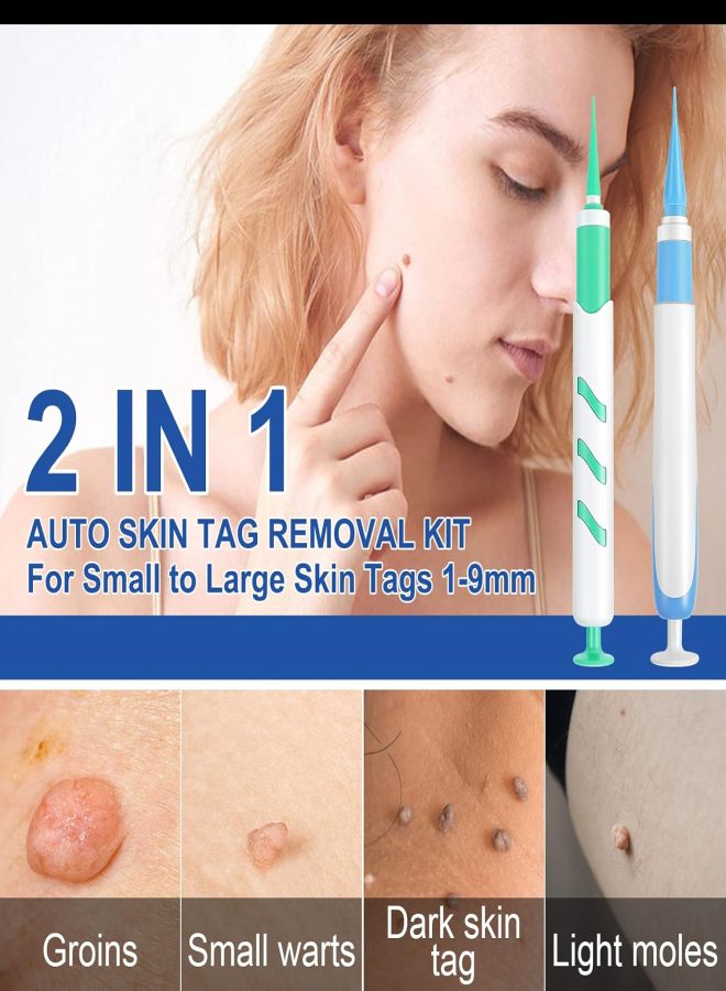 Wart removal tool set, corn care tool for removing skin, flesh particles (including 60 removal rings, 36 repair stickers and 20 cleaning wipes, suitable for 1-9mm size leather pads, painless and convenient) - Image 3