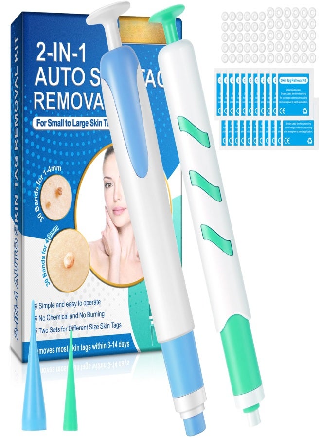 Wart removal tool set, corn care tool for removing skin, flesh particles (including 60 removal rings, 36 repair stickers and 20 cleaning wipes, suitable for 1-9mm size leather pads, painless and convenient) - Image 1