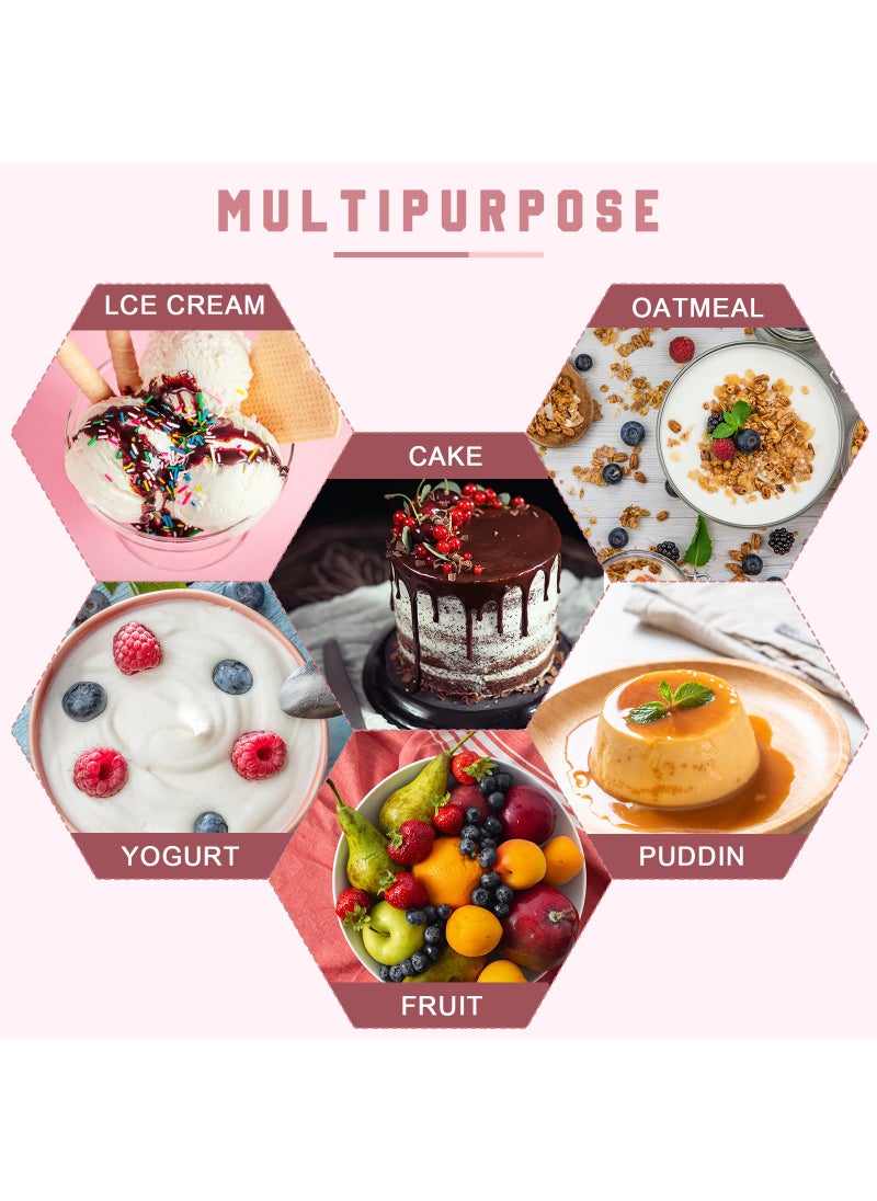 Mifoci Mifoci 50 Pcs 5 oz Plastic Dessert Cups Appetizer Cups for Parties Mini Square Disposable Dessert Cups Clear Parfait Cups Dessert Shooter Cups for Pudding Fruit Yogurt Ice Cream Mousse (Pink)  - Image 5