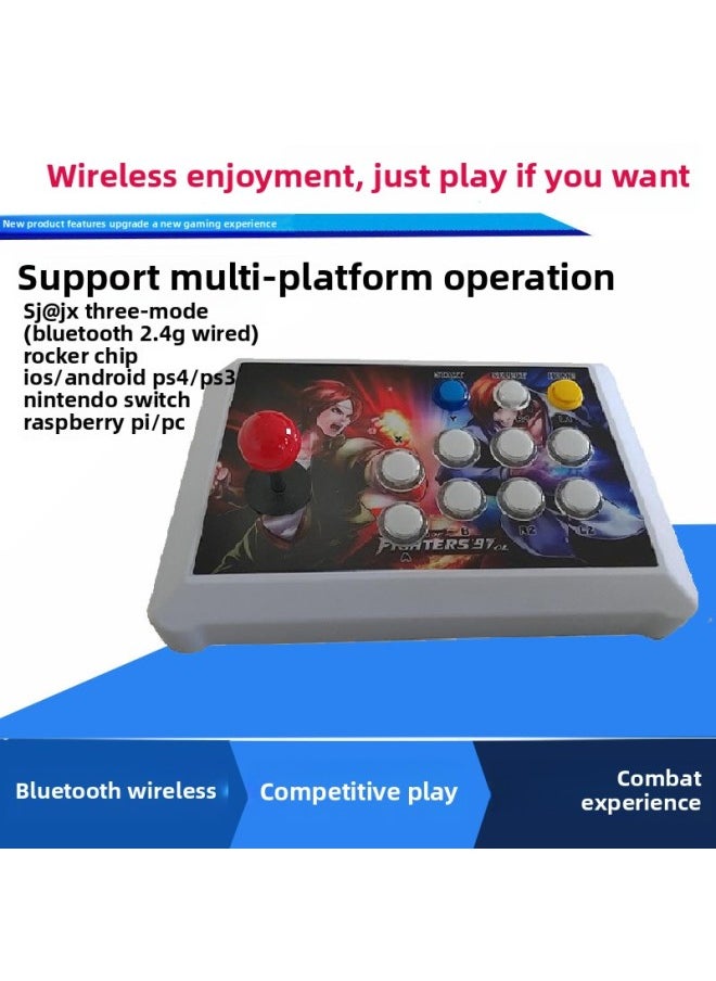 General PS4 Bluetooth Mobile Phone Android Wireless PS3 PC STEAM SWITCH Game Street Fighter 5 Fighting Arcade Rocker-Product Color:Wired PS3 PS4 SWITCH Street Fighter Dedicated  - Image 4