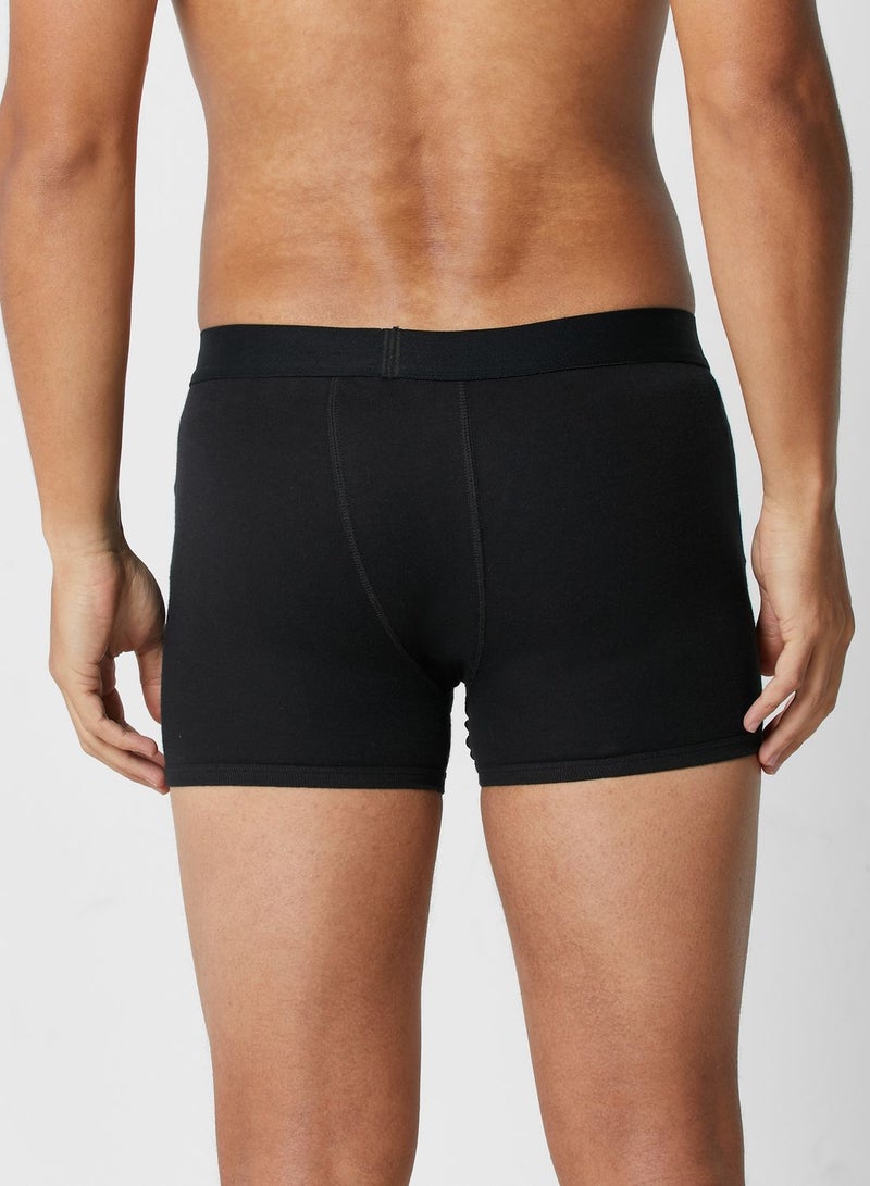 Seventy Five Basics 3 Pack Band Trunks With Antibacterial Finish  - Image 4