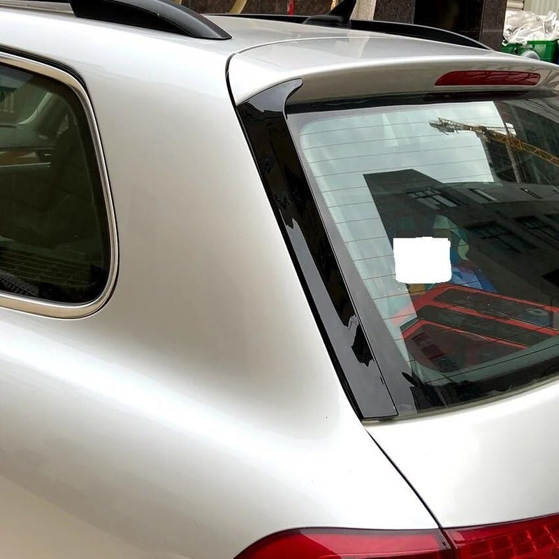 DEMULAX Glossy Black Rear Window Spoiler Trim for VW Touareg - Image 4