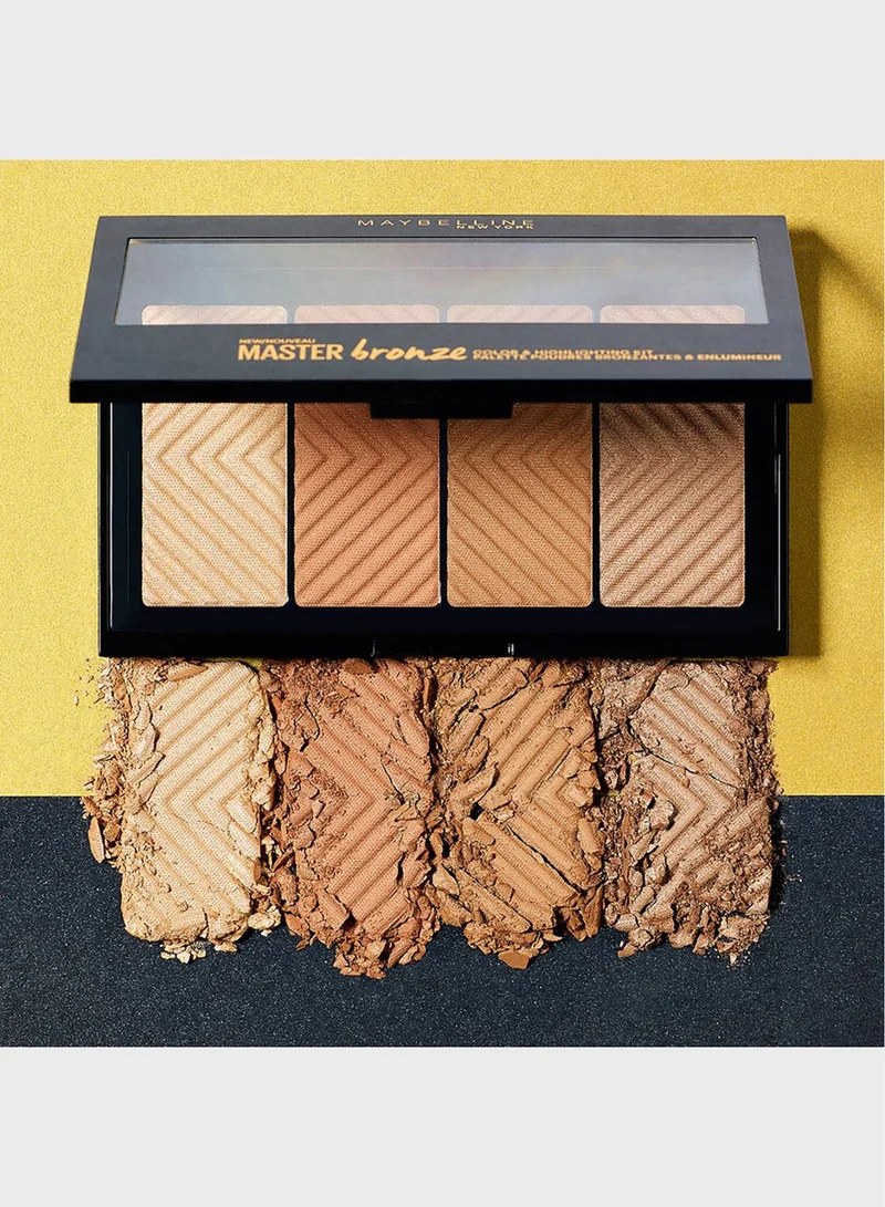 MAYBELLINE NEW YORK Master Bronze Color And Highlighting Kit Palette