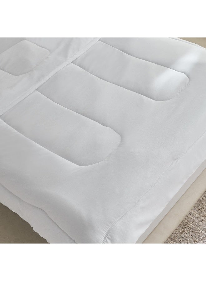 Home Box Axis Solid Microfiber Double Comforter 230 x 200 cm  - Image 1