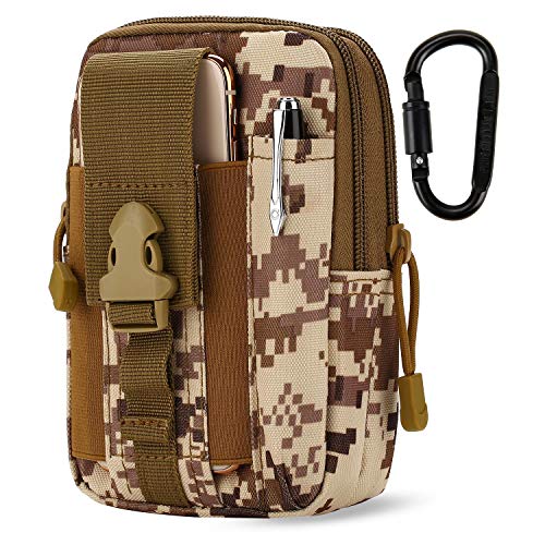 DOUNTO Tactical Waist Pouch EDC Molle Waist Bag Belt Phone Pouch Holster Purse Carrying Pouch for Smartphone Tools - Image 1