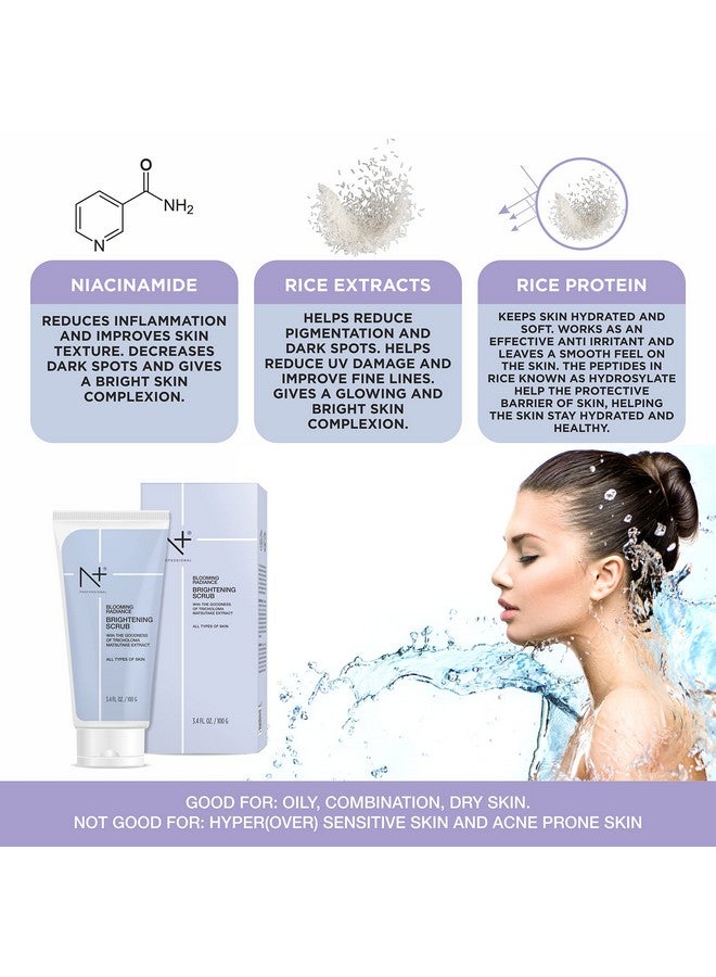 N Plus Professional Blooming Radiance Brightening Scrub, With the goodness of Tricholoma Matsutake Extract. - Image 4