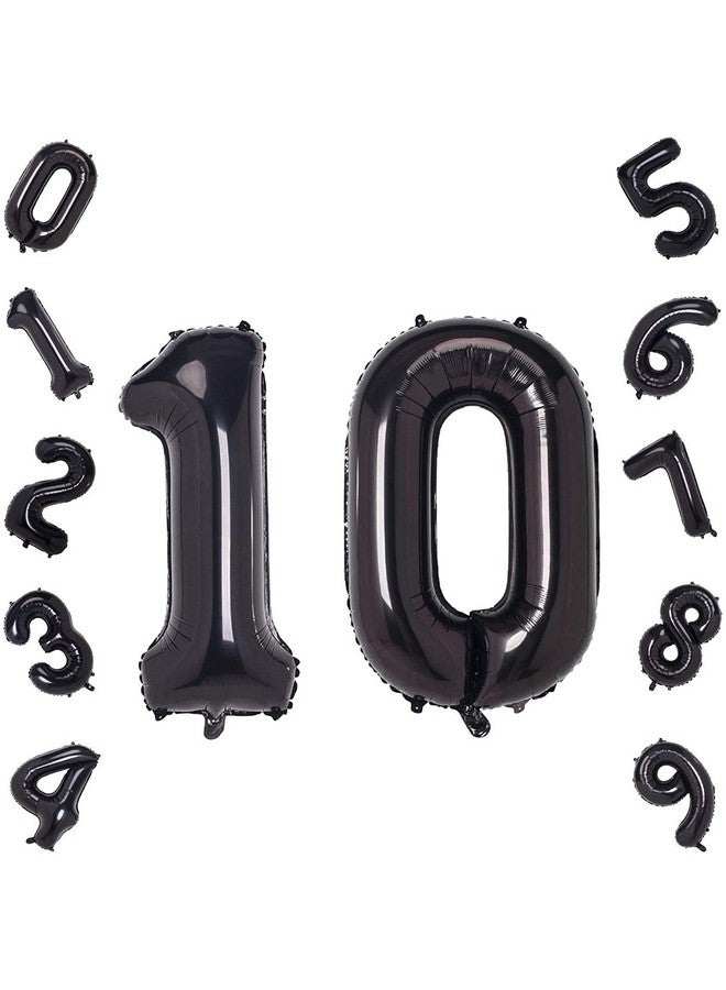 Atpata Funky 10th Birthday Foil Balloons Decoration Party Supplies for celebrating the Double Digit Milestone (Football Theme) - Image 3