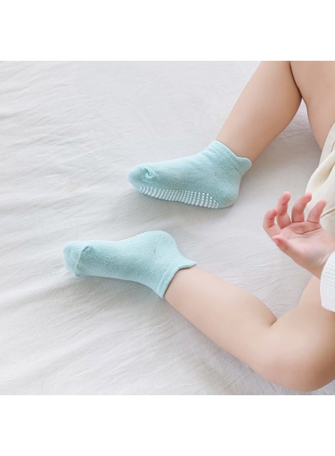 Aroveea Non Slip Grip Ankle Baby Socks 12 Pack for Toddler Boys and Girls Kids,Infant Cute Cotton Baby Socks  - Image 5