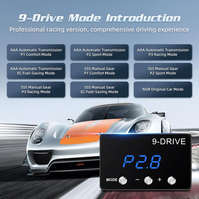 MAIMEIMI Throttle Response Controller - 9 Drive Modes for Toyota Tacoma, FJ Cruiser, 4Runner, Hilux - Image 3