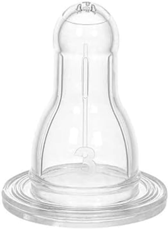 Wee Baby Silicone Round Teat for Feeding Bottle - Number 3