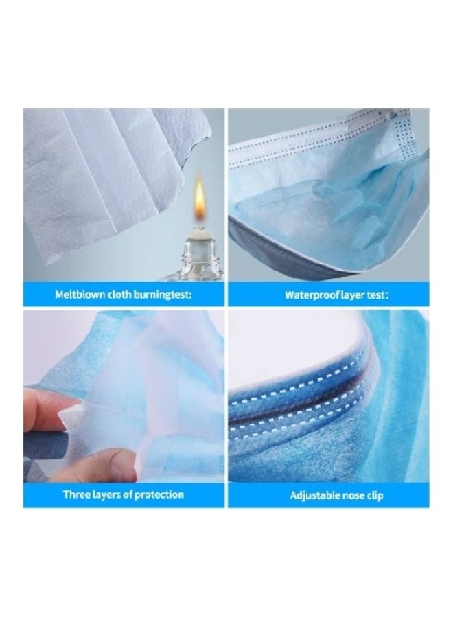 NIBEMINENT 50-Piece 3 Ply Disposable Face Mask - Image 5