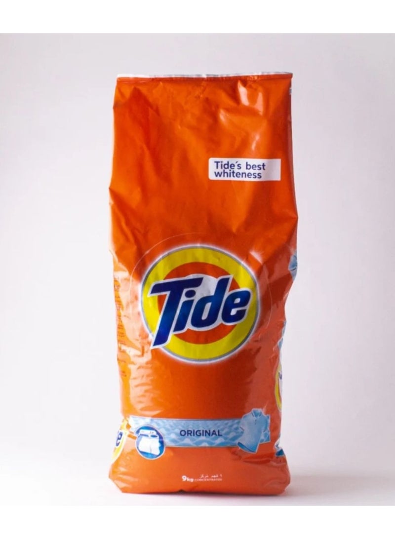 تايد مسحوق غسيل الملابس من تايد – تركيبة قوية لإزالة البقع والروائح والحفاظ على انتعاش الأقمشة – 9 كجم