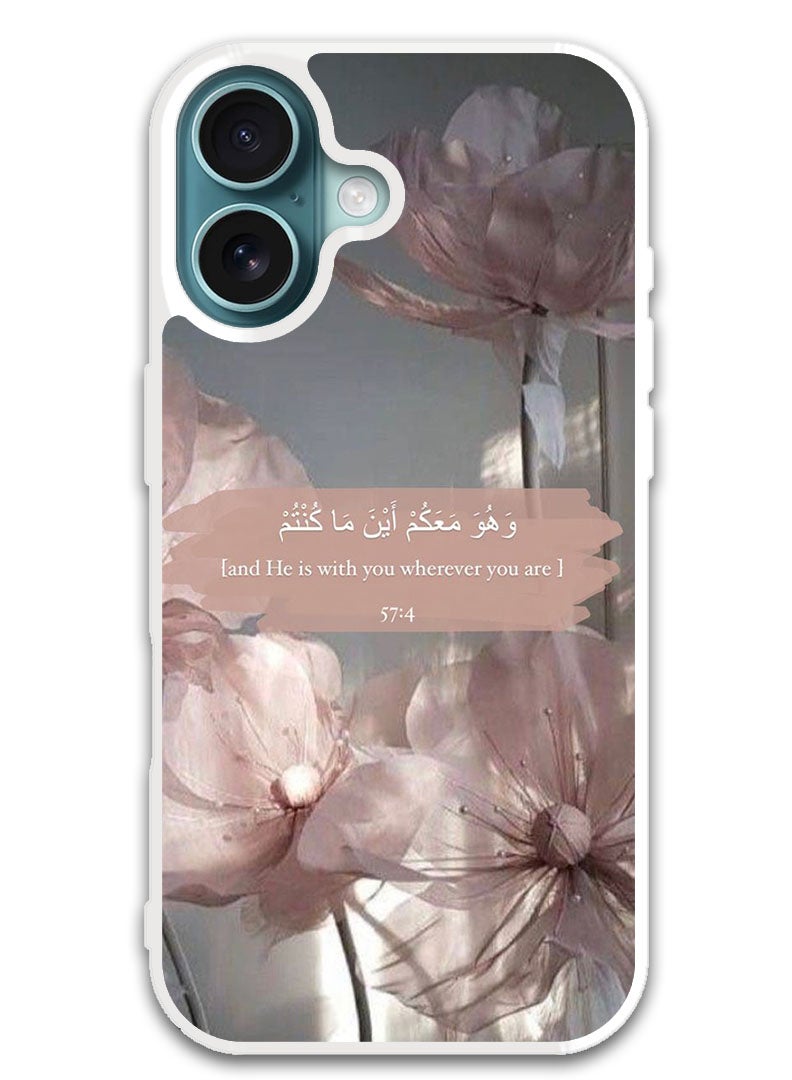 Theodor Protective Case Cover For APPLE IPHONE 16 Plus He is with you (White Bumper) - Image 1