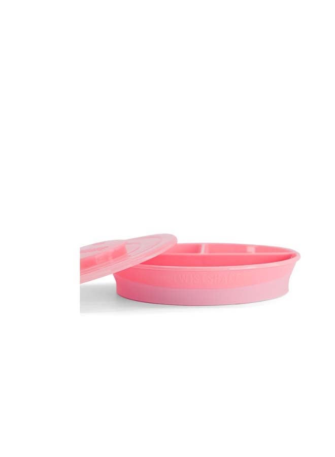 Twistshake Divided Plate 6+m Pastel Pink - Image 2