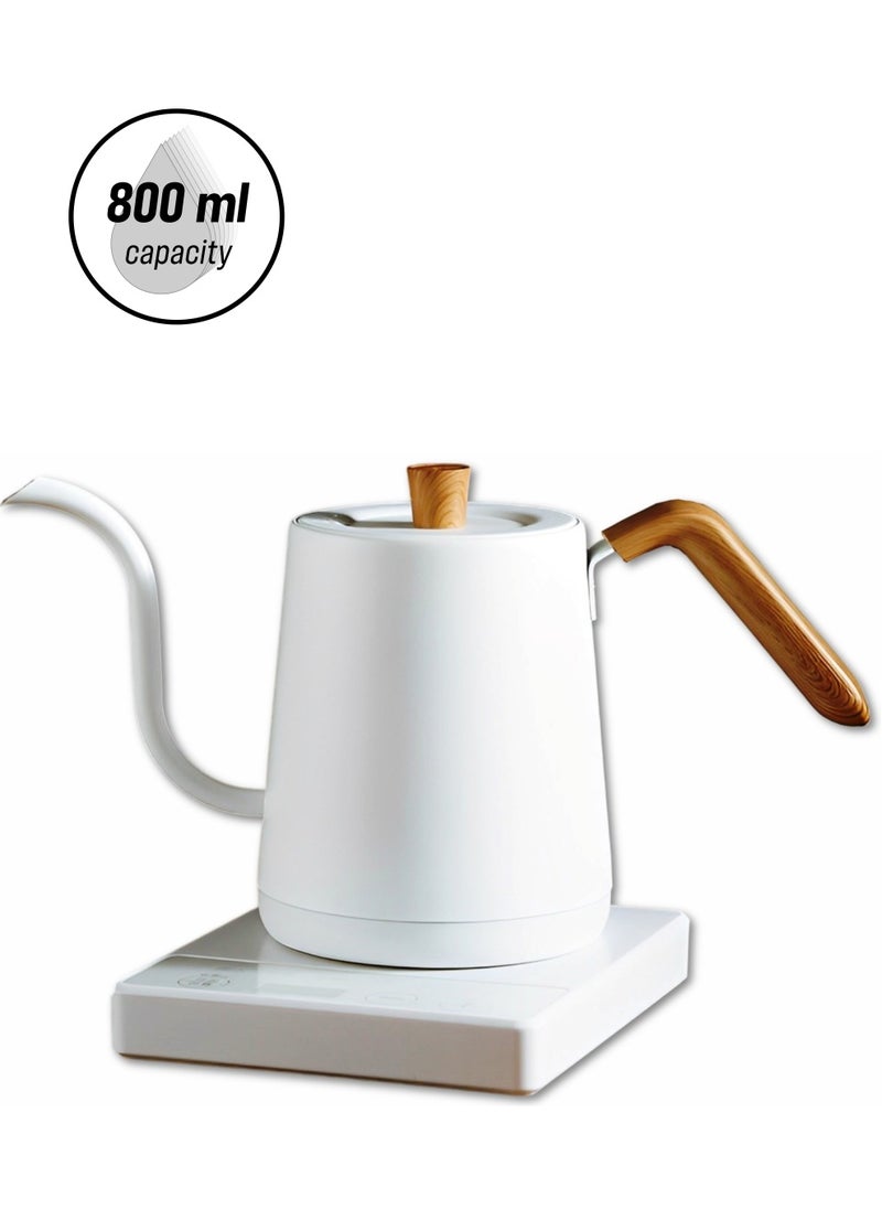 Aideli Electric Gooseneck Kettle 1000W Ultra Fast Boiling Water Kettle 100% Stainless Steel for Pour-over Coffee & Tea Leak-Proof Design Boil-Dry Protection 0.8L  - Image 1