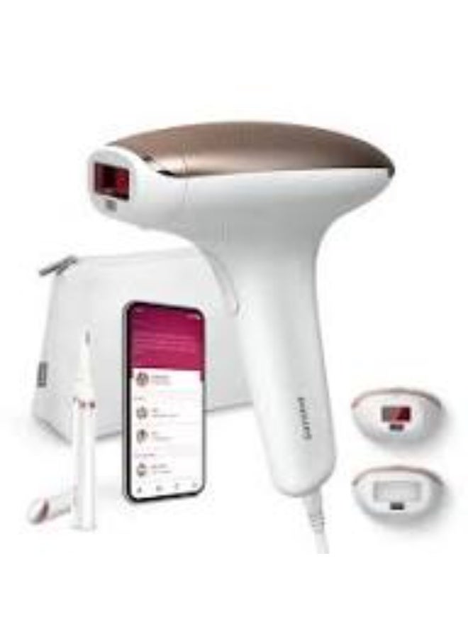 Philips Lumea Advanced IPL Hair Removal Device with 2 Attachments for Face and Body With Special Beauty Edition including Satin Compact Pen Trimmer - BRI921 white - Image 1