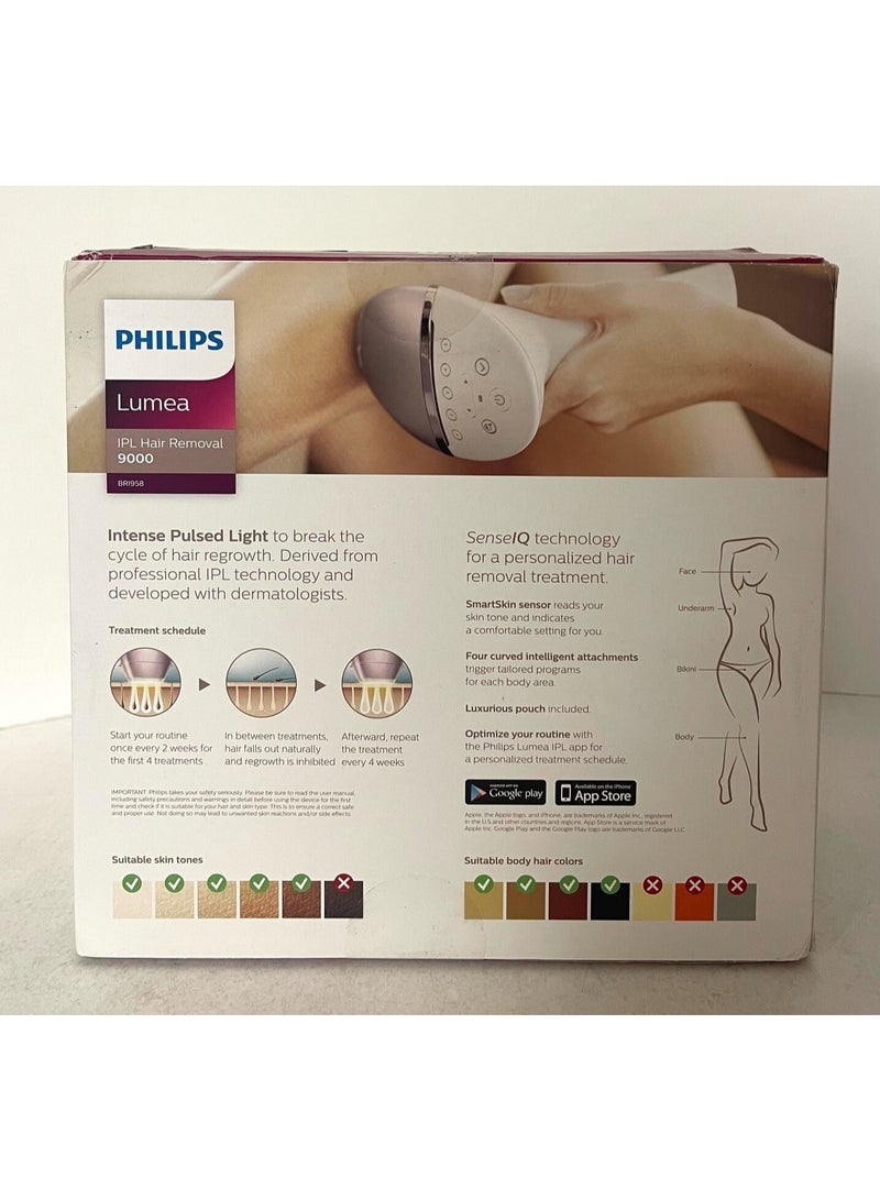 Philips Lumea Advanced IPL Hair Removal Device with 2 Attachments for Face and Body With Special Beauty Edition including Satin Compact Pen Trimmer - BRI921 white - Image 2