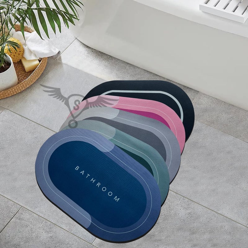 SITTELLA® Bathroom Door Mat | Anti Slip Floor Mat for Home and Kitchen | Anti Skid Water Soaking Bathroom Mat | Super Water Absorbent Rubber Foot Mat (40 x 60 cm) Color May Vary - Image 1