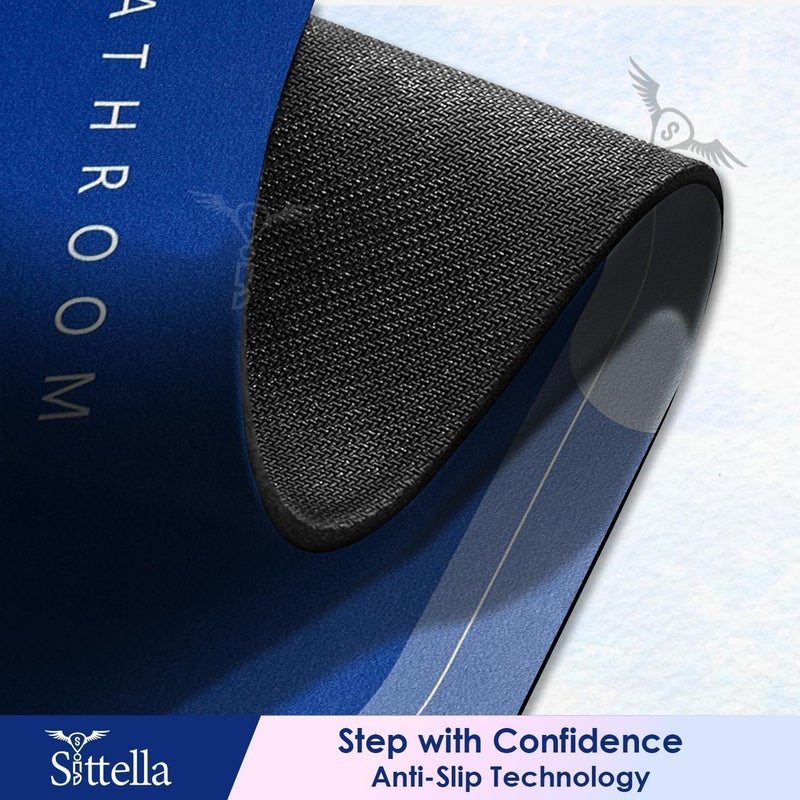 SITTELLA® Bathroom Door Mat | Anti Slip Floor Mat for Home and Kitchen | Anti Skid Water Soaking Bathroom Mat | Super Water Absorbent Rubber Foot Mat (40 x 60 cm) Color May Vary - Image 4