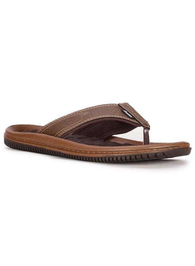 Bata Men's JOY Slippers (8714812_BROWN_9 UK) - Image 1