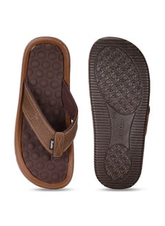 Bata Bata Men's JOY Slippers (8714812_BROWN_9 UK)  - Image 4