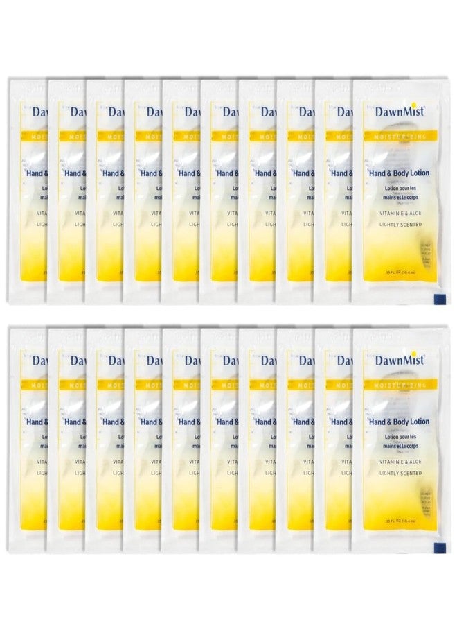 DAWNMIST Dukal PH10 Hand and Body Lotion, Single-Use Packet, 0.35 oz, Pack of 20 - Image 2