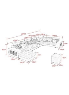 Comfynest Elevate Your Apartment Living Room with Corner Sofa Furnishings  - Image 2
