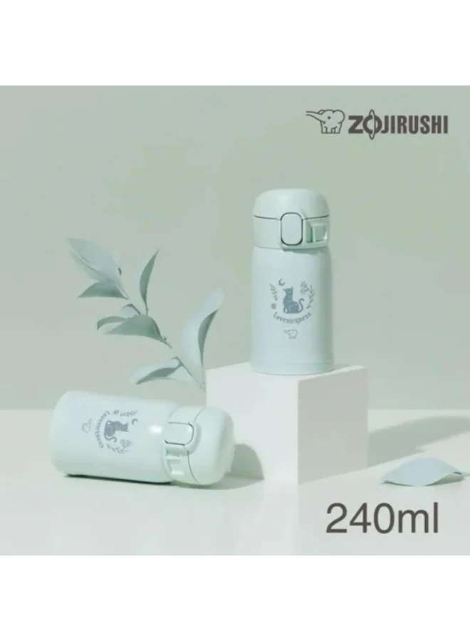 Zojirushi S/S Vacuum Bottle, 0.24, Ash Green
