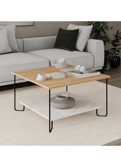 Oak/Matt Black Marble