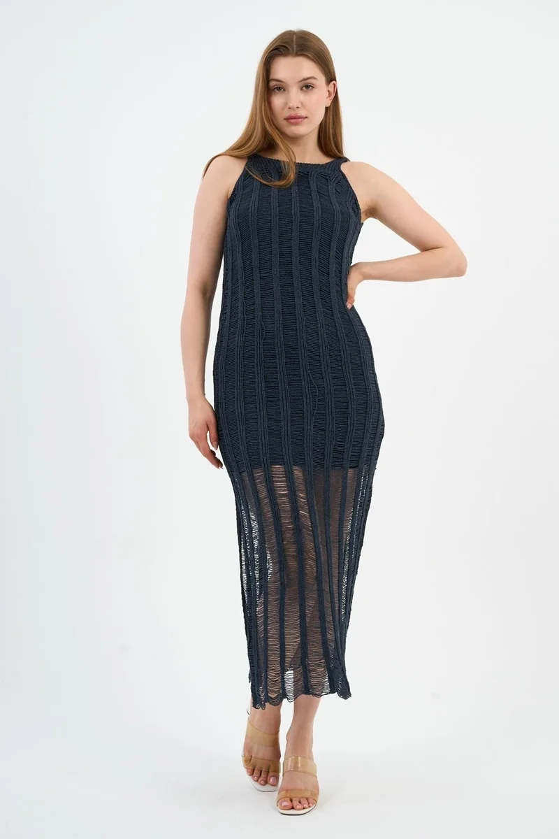 الكسندر جاردي Knit Sheer Dress
