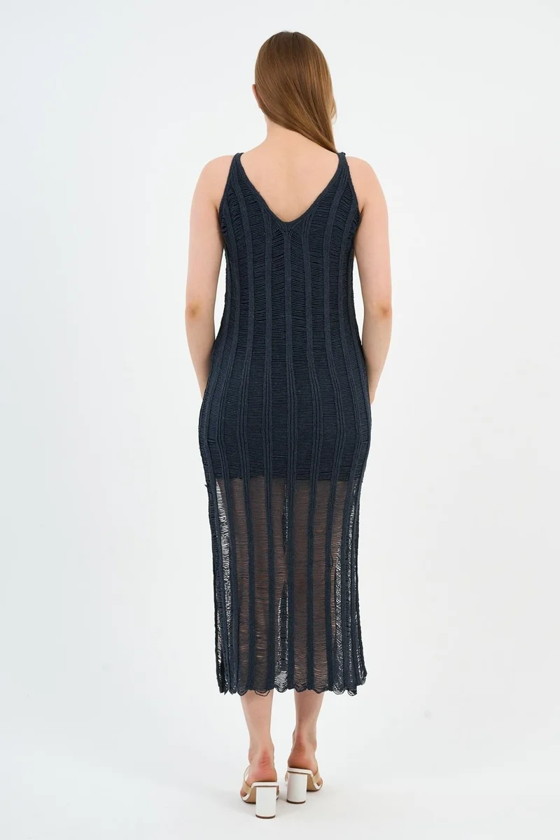 الكسندر جاردي Knit Sheer Dress