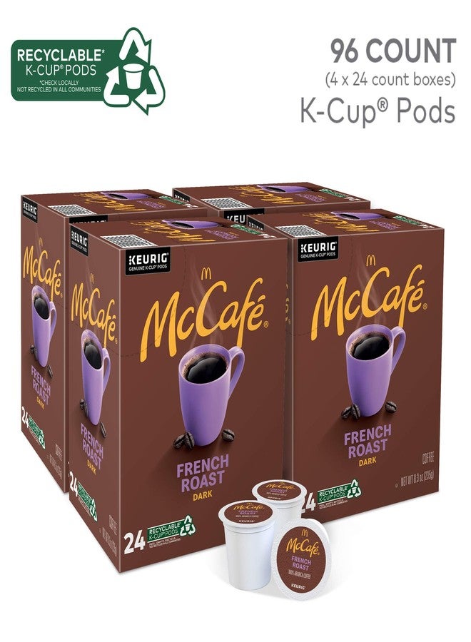 McCafe French Roast, Single Serve Coffee Keurig K-Cup Pods, Dark Roast, 96 Count (4 Packs of 24) - Image 2