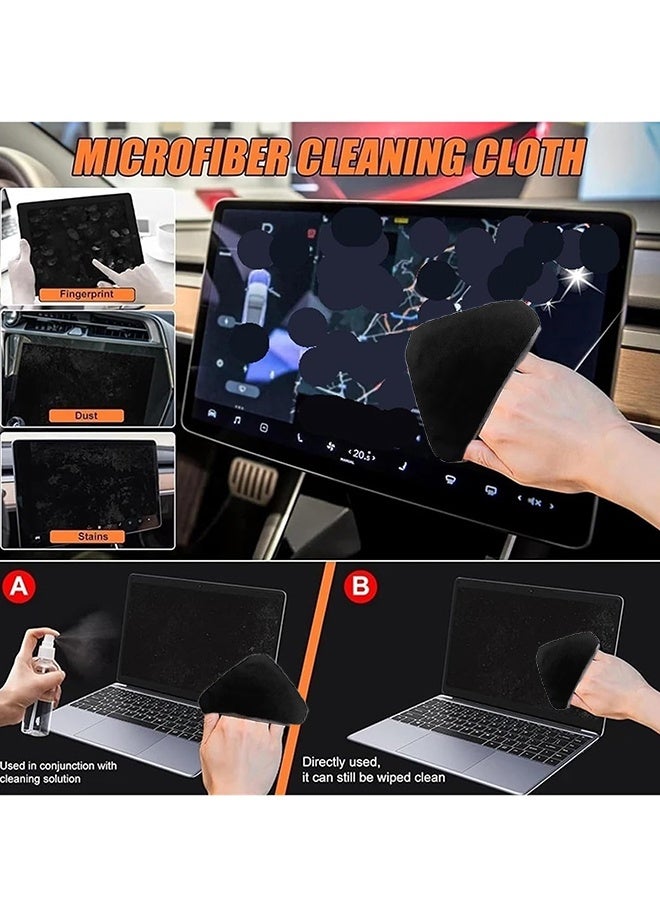 KANGLI Car Screen Cleaner, 3.7×3.7" Square Microfiber Auto Screen Cleaning Pad, Foldable Touch Screen Cleaner Cloth for Vehicle Dashboard LC - Image 3