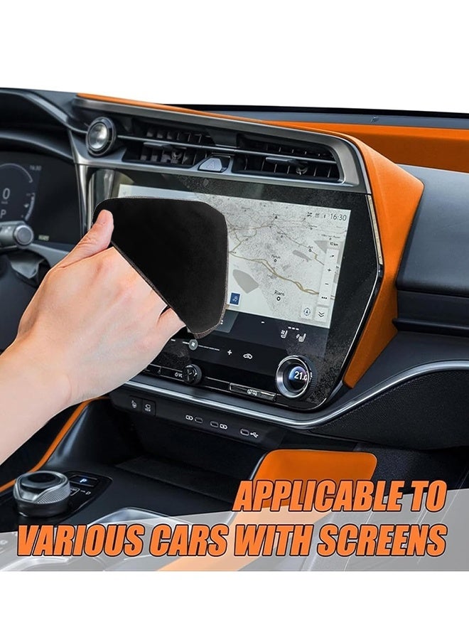 KANGLI Car Screen Cleaner, 3.7×3.7" Square Microfiber Auto Screen Cleaning Pad, Foldable Touch Screen Cleaner Cloth for Vehicle Dashboard LC - Image 4