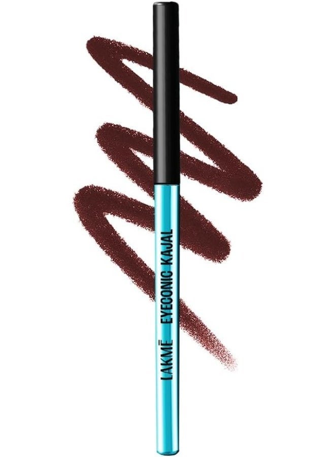 LAKME 9 to 5 Eyeconic Kajal, Classic Brown, 0.35G - Image 1