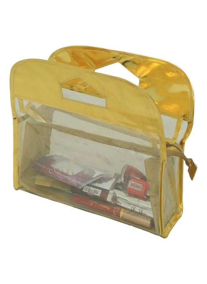 Multiuses Pvc Laminated Travel Toilerty Bag/Makeup Bag For Home &Traveling (Gold) 52Km4111 - pzsku/Z0152964EB968B3F00596Z/45/_/1690022663/1a09e0b9-3250-4c74-906f-75f0b09926f9