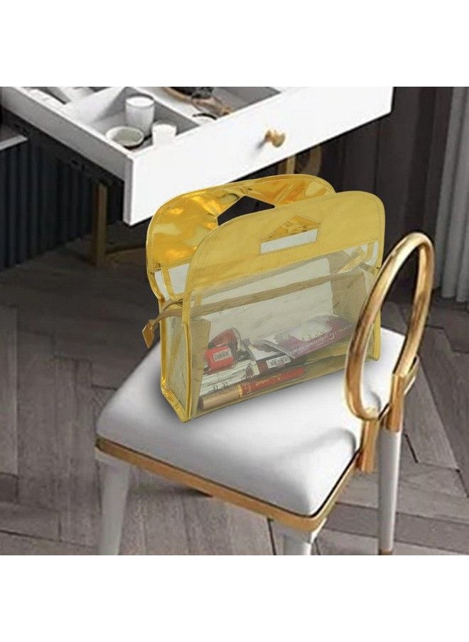 Multiuses Pvc Laminated Travel Toilerty Bag/Makeup Bag For Home &Traveling (Gold) 52Km4111 - pzsku/Z0152964EB968B3F00596Z/45/_/1690022673/957e7517-45a3-48f4-816e-1406bed28a6c