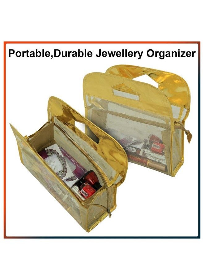 Multiuses Pvc Laminated Travel Toilerty Bag/Makeup Bag For Home &Traveling (Gold) 52Km4111 - pzsku/Z0152964EB968B3F00596Z/45/_/1690022677/b61fd96a-4227-4e7c-9803-fbfb724e1022