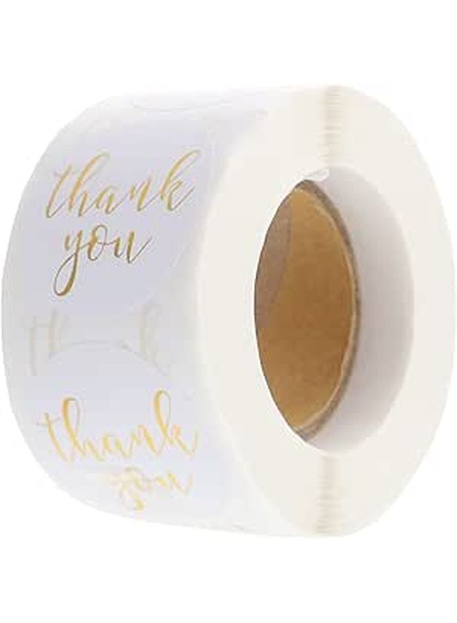 Bronzing Sealing Stickers Self-Adhesive Gift Wrapping Labels for Envelopes Roll Holidays - Image 1