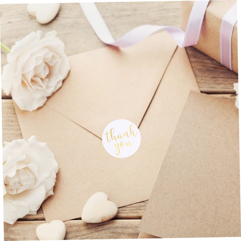 Bronzing Sealing Stickers Self-Adhesive Gift Wrapping Labels for Envelopes Roll Holidays - Image 4