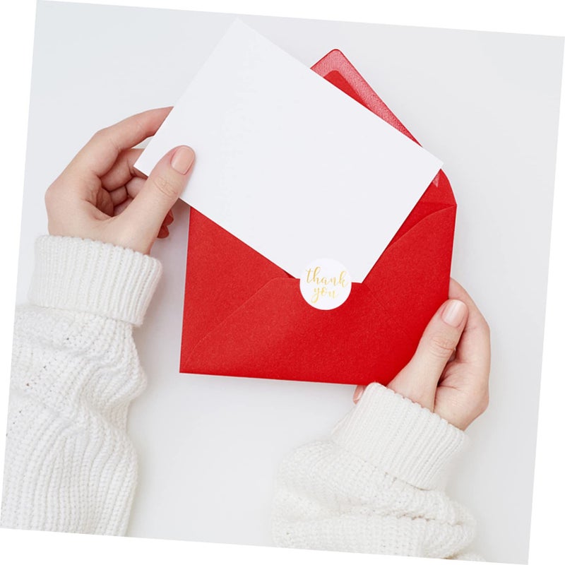 Bronzing Sealing Stickers Self-Adhesive Gift Wrapping Labels for Envelopes Roll Holidays - Image 5