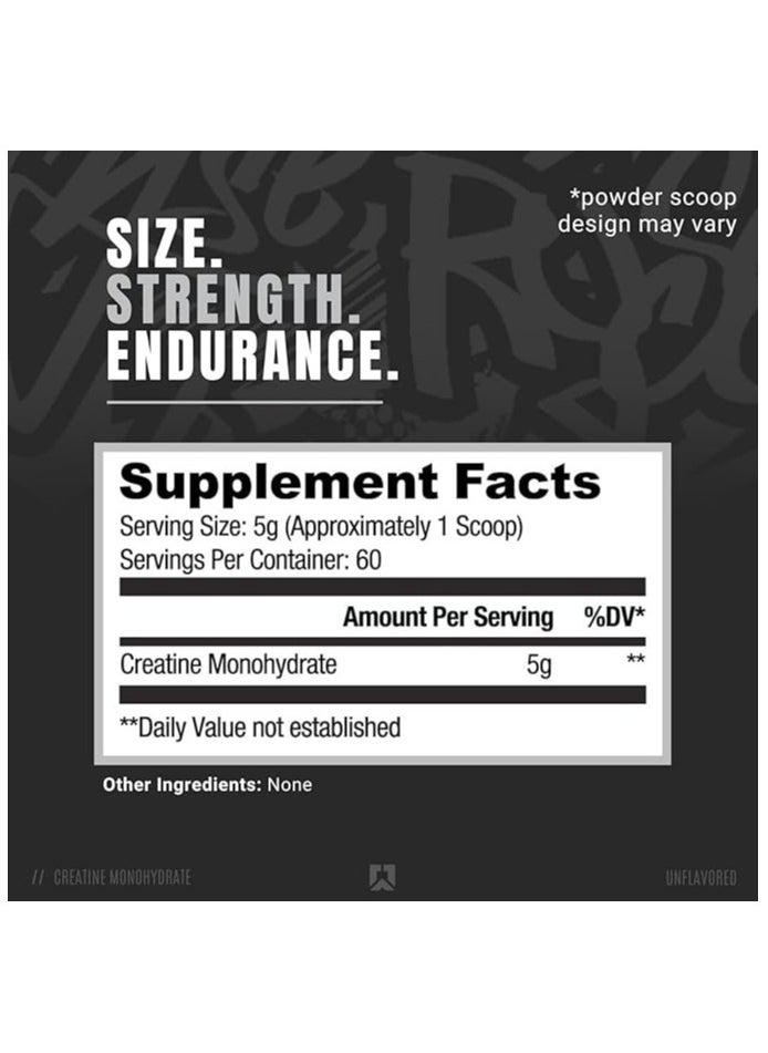RYSE - Creatine Monohydrate, Unflavored, 60 - Image 1