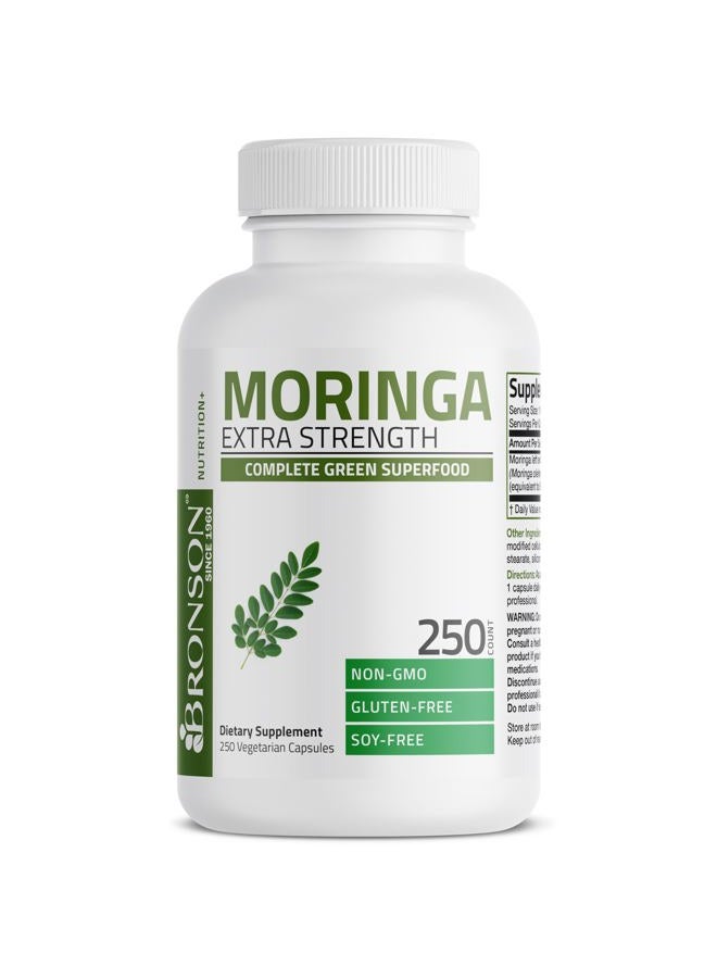 Bronson Moringa Extra Strength Capsules Moringa Oleifera Powder, 250 Count - Image 3