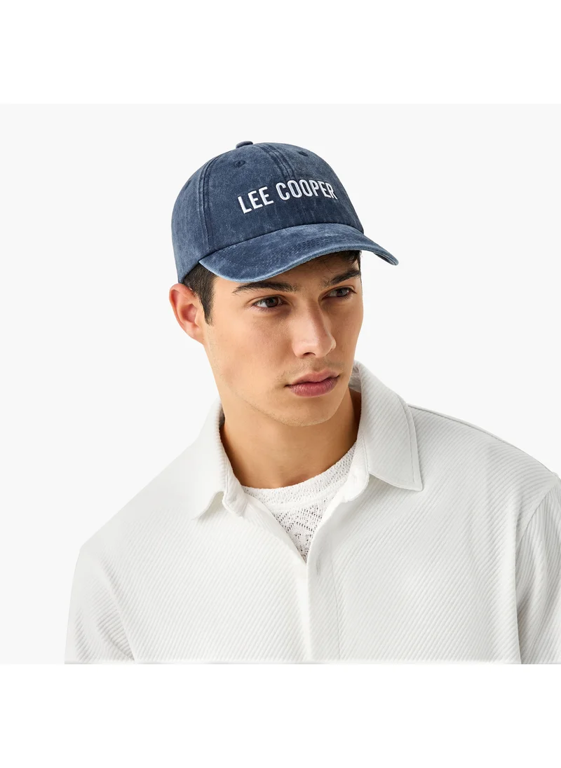 Lee Cooper Lee Cooper Logo Embroidered Cap with Buckled Strap Closure