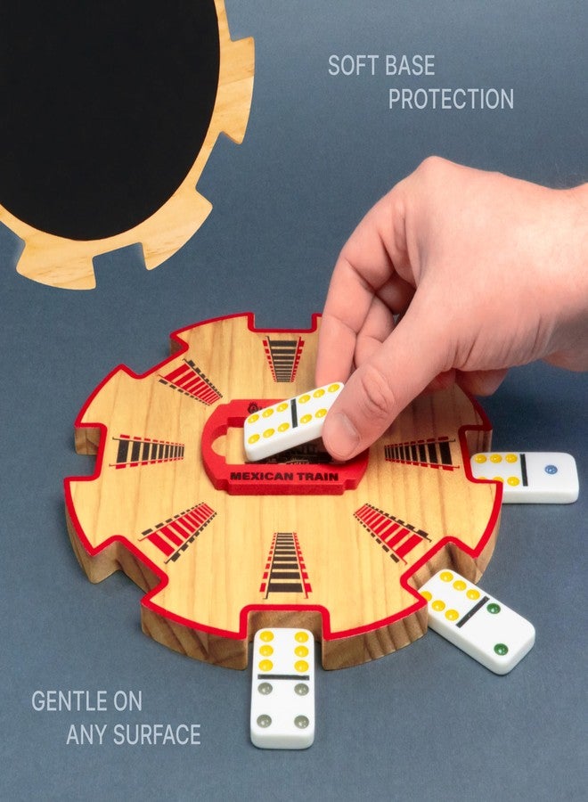 Queensell Mexican Train Accessories - Wooden Hub - Image 4