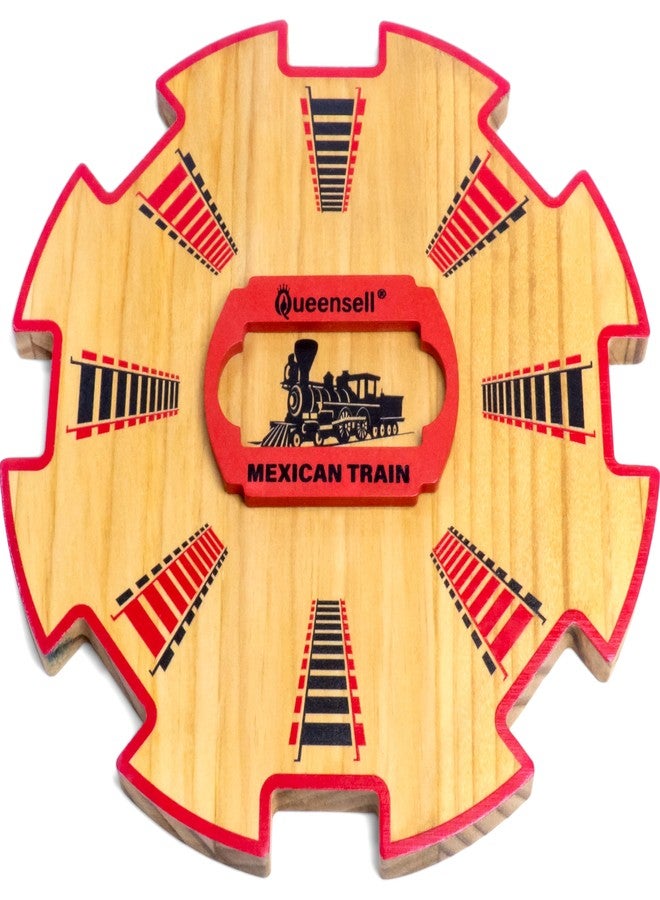 Queensell Mexican Train Accessories - Wooden Hub - Image 1