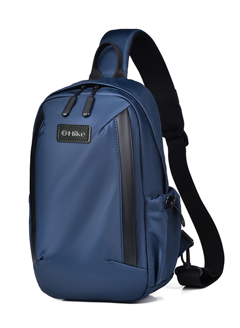 هايك Hike Unisex Durable Cross-body Bag Water Resistant Anti-Theft Unisex Sling bag for Travel School College Business Shopping Outdoor, HK3321-BLUE - Image 1